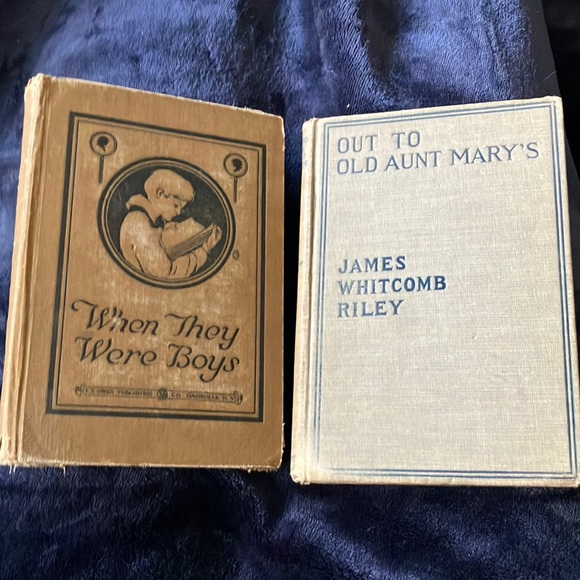 Antique Other - Antique Book Set: When They Were Boys & Out to Old Aunt Mary's